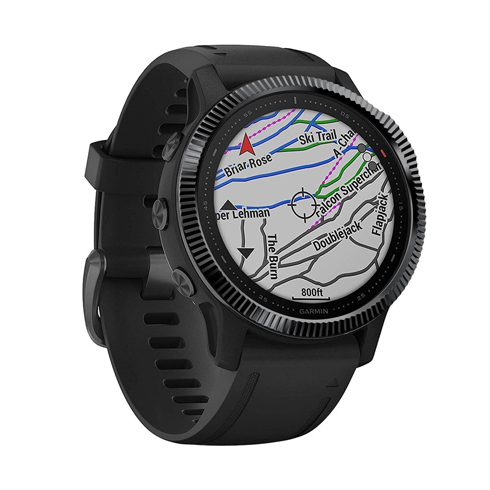 Garmin Fenix 6S Bezel Ring Fluted zwart