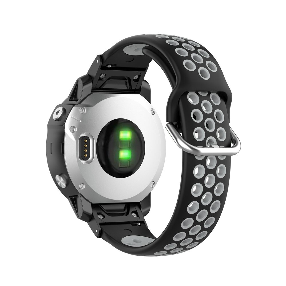 Garmin Fenix 5S/5S Plus Sport Siliconen bandje zwart