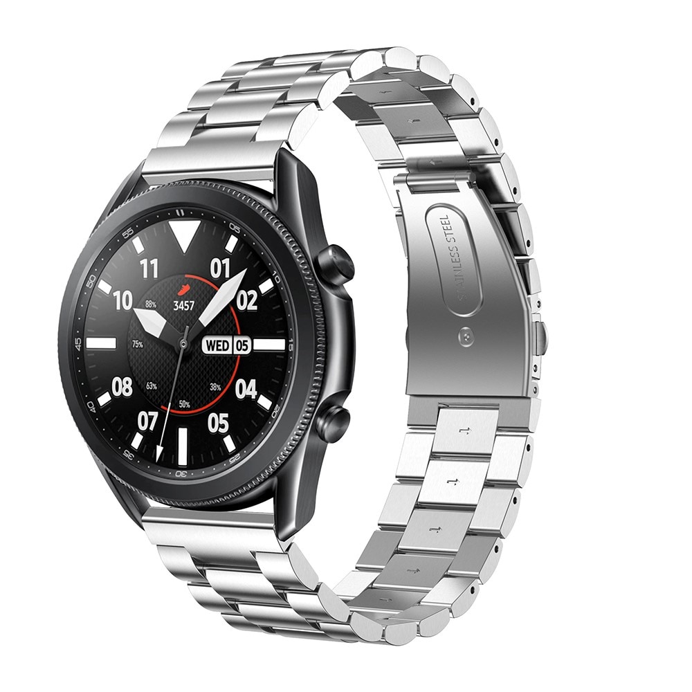 Samsung Galaxy Watch 4 44mm Metalen Armband Zilver