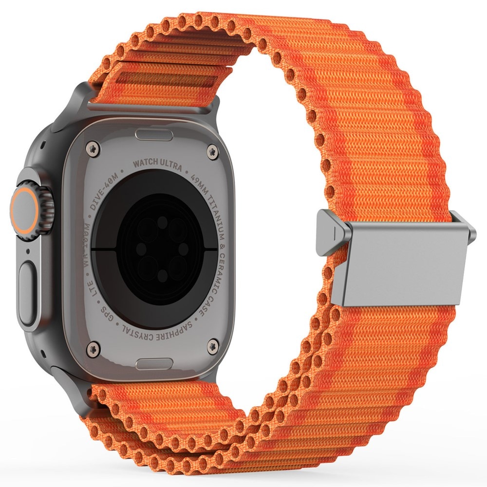 Apple Watch Ultra 49mm 2nd Gen Active Nylon bandje Oranje