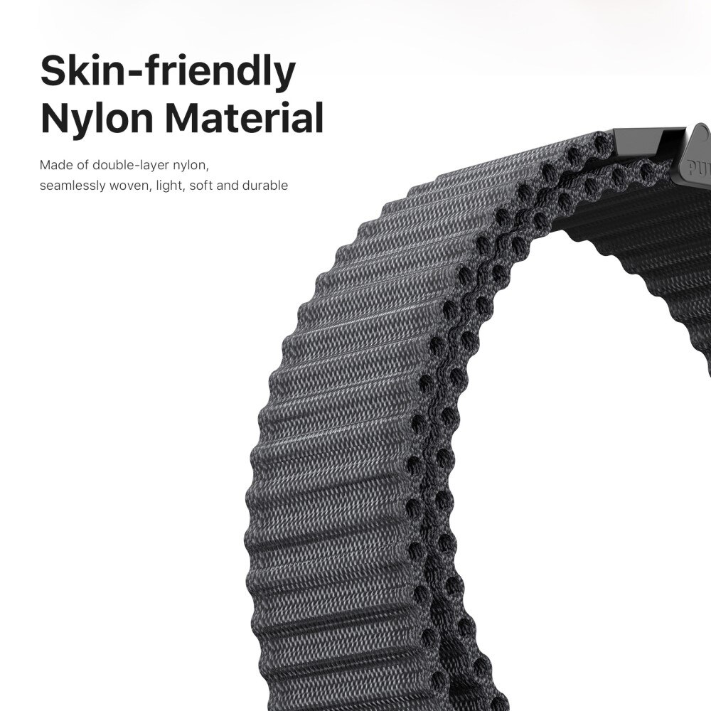 Samsung Galaxy Watch 7 40mm Active Nylon bandje Zwart