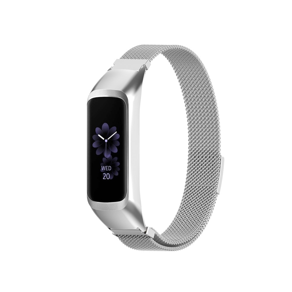 Samsung Galaxy Fit 2 Milanese bandje zilver