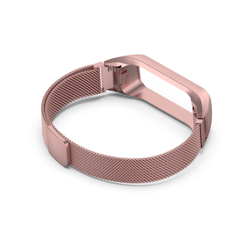 Samsung Galaxy Fit 2 Milanese bandje roze goud