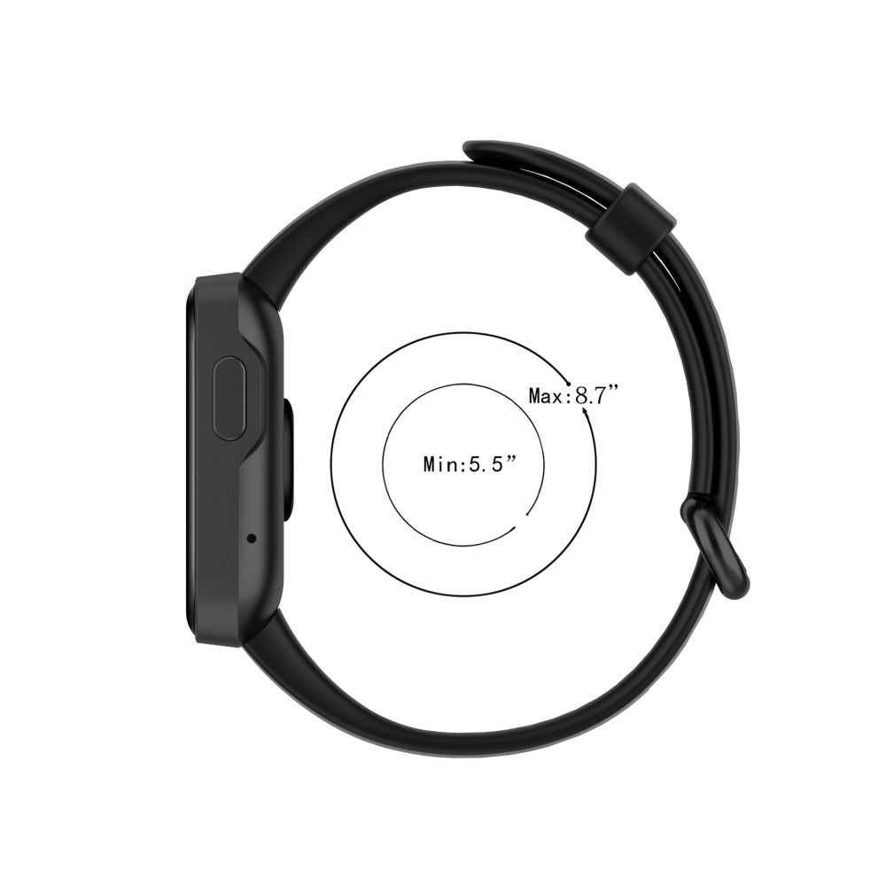 Xiaomi Mi Watch Lite Siliconen bandje Zwart