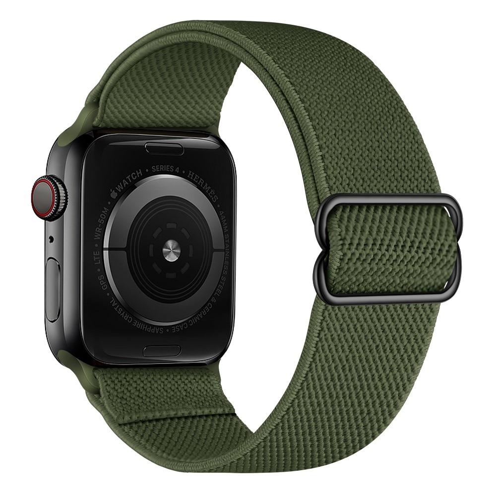 Apple Watch 42mm Elastisch Nylon bandje groen