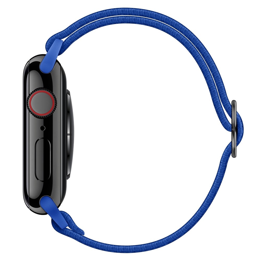 Apple Watch 41mm Series 8 Elastisch Nylon bandje blauw