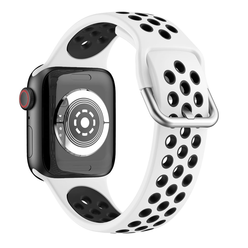 Apple Watch 42/44/45 mm Sport Siliconen bandje Wit