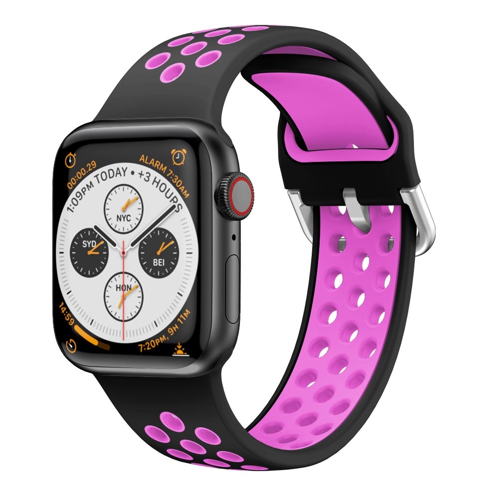 Apple Watch 42/44/45 mm Sport Siliconen bandje Paars