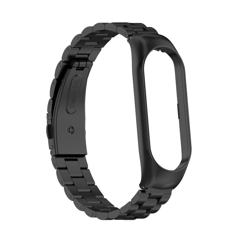 Xiaomi Mi Band 5/6 Metalen Armband Zwart