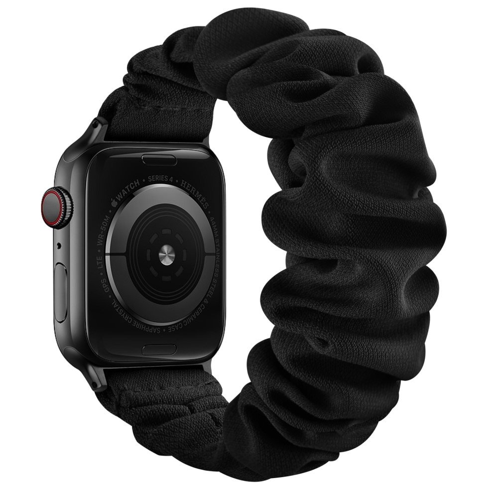 Apple Watch 41mm Series 8 Scrunchie bandje zwart