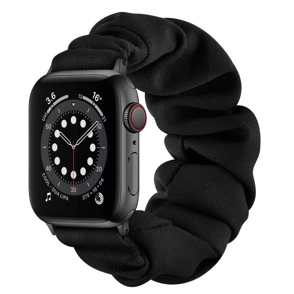 Apple Watch 38/40/41 mm Scrunchie bandje Zwart