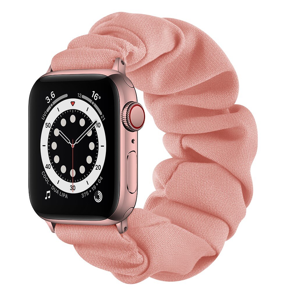 Apple Watch 38/40/41 mm Scrunchie bandje Roze/Rosé goud