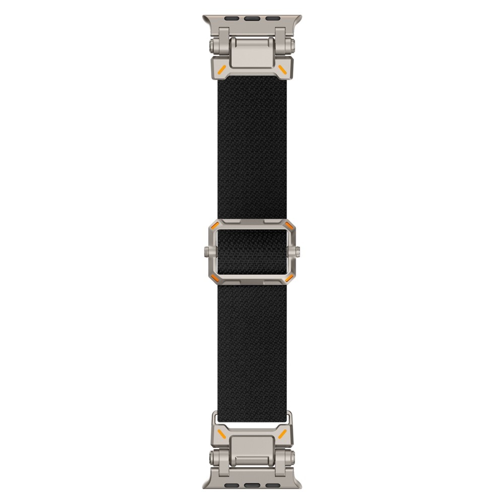 Endure Flex Nylon Strap Apple Watch Series 9 45mm Zwart/titan