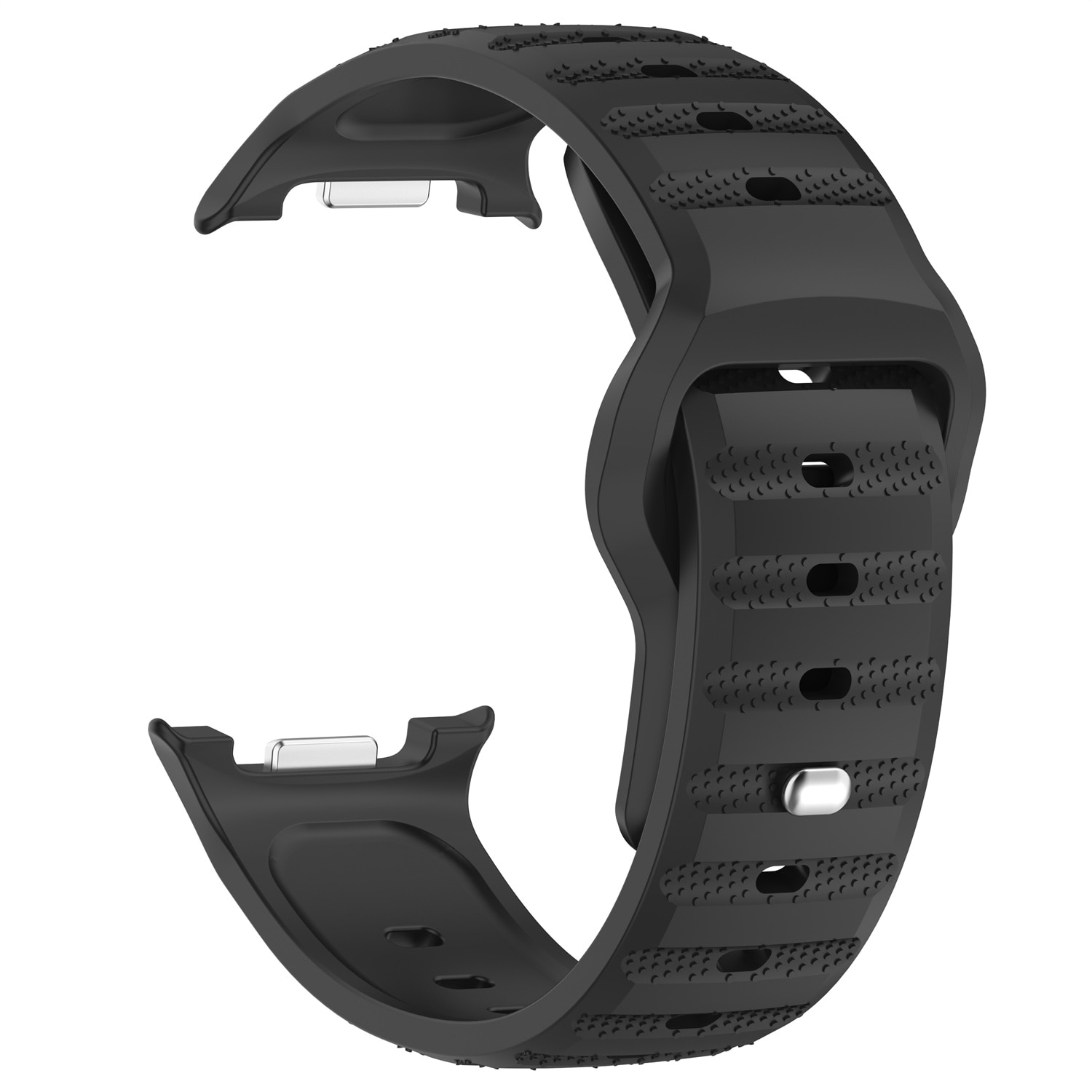Samsung Galaxy Watch 8 40mm Siliconen bandje Zwart