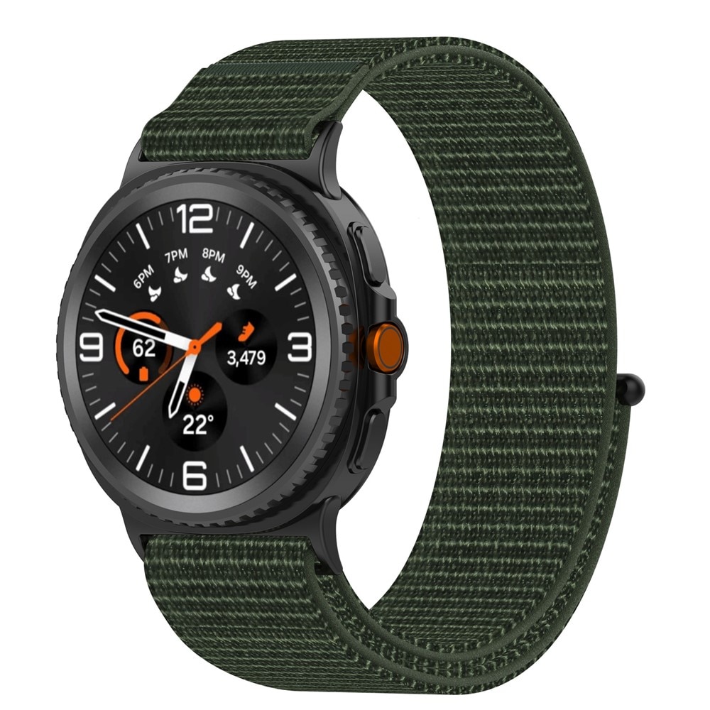 Samsung Galaxy Watch 8 40mm Nylon bandje Groen
