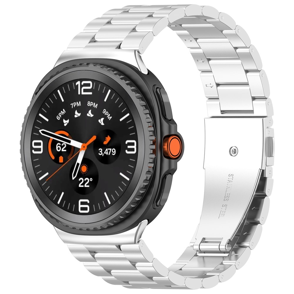 Samsung Galaxy Watch Ultra (2025) Metalen Armband Zilver