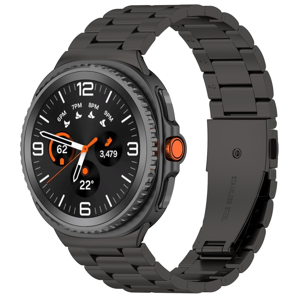 Samsung Galaxy Watch 8 Classic Metalen Armband Zwart