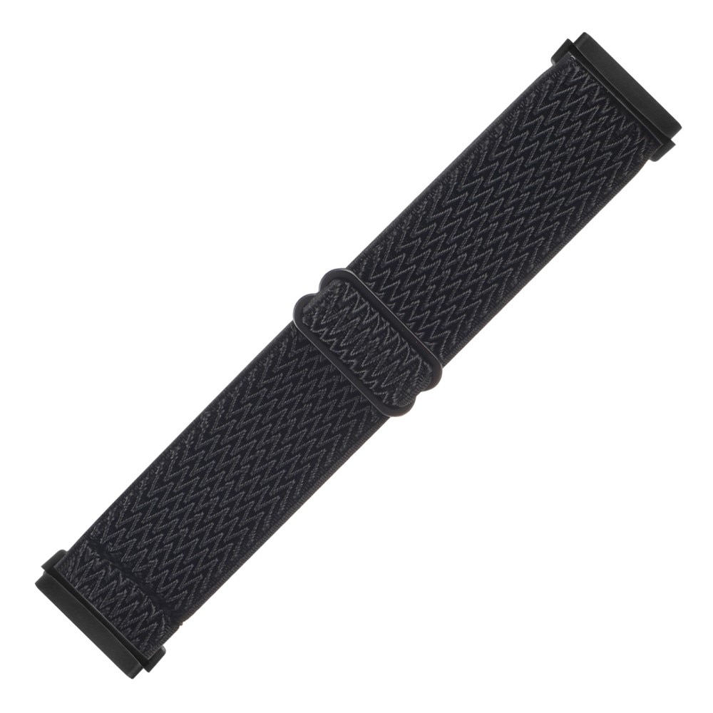 Fitbit Sense Elastisch Woven Nylon bandje zwart