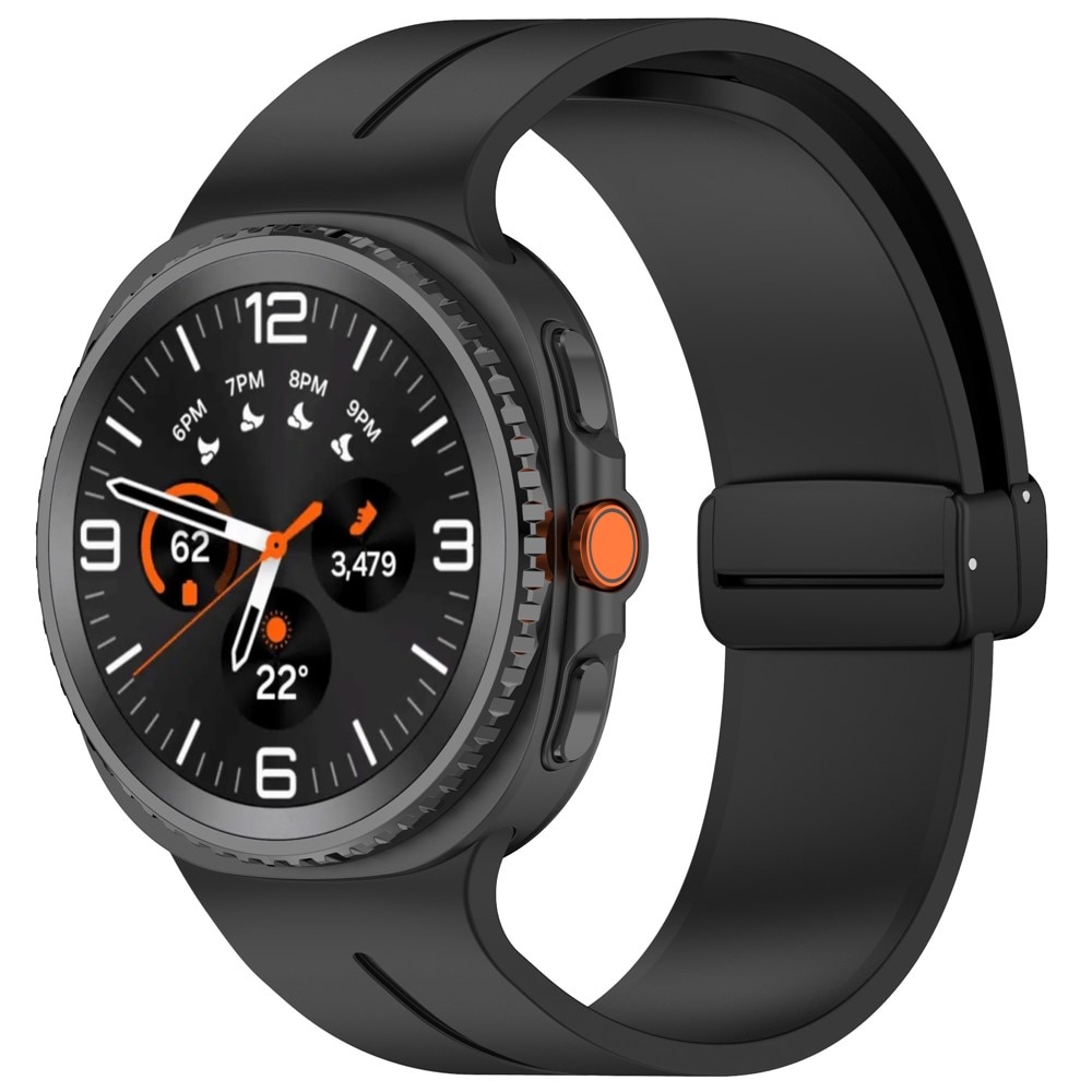 Samsung Galaxy Watch 8 40mm Siliconen bandje Zwart