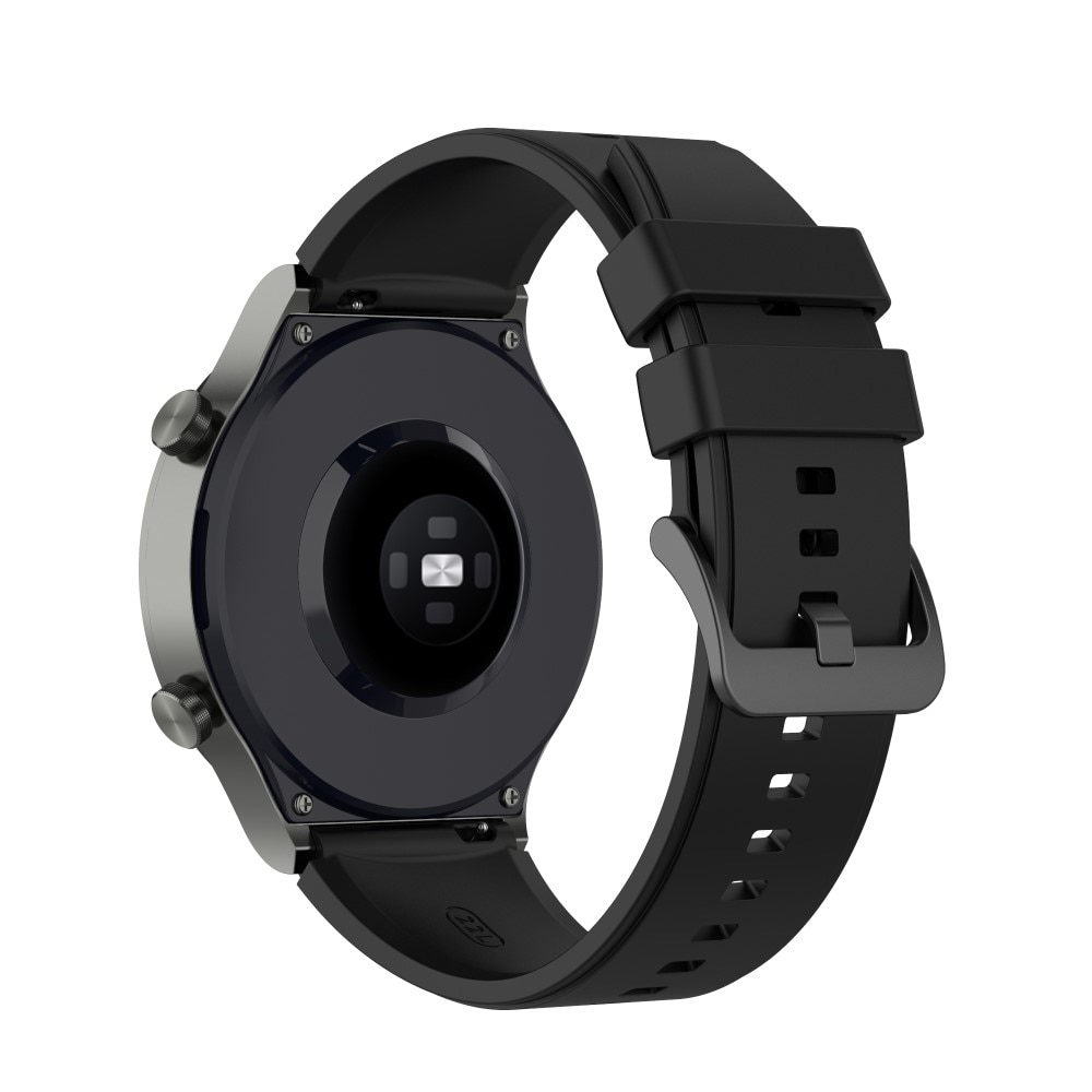 Huawei Watch GT 2 46mm Siliconen bandje Zwart