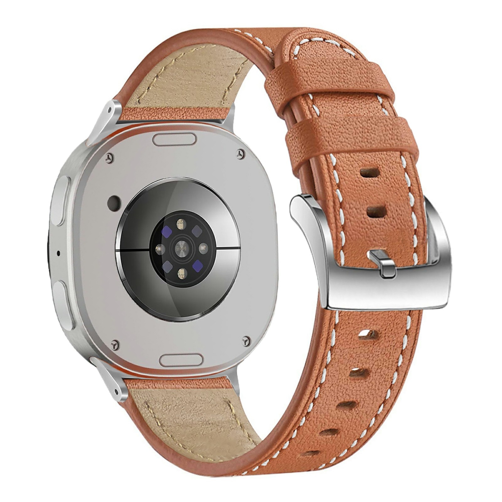 Samsung Galaxy Watch 8 40mm Leren bandje Cognac
