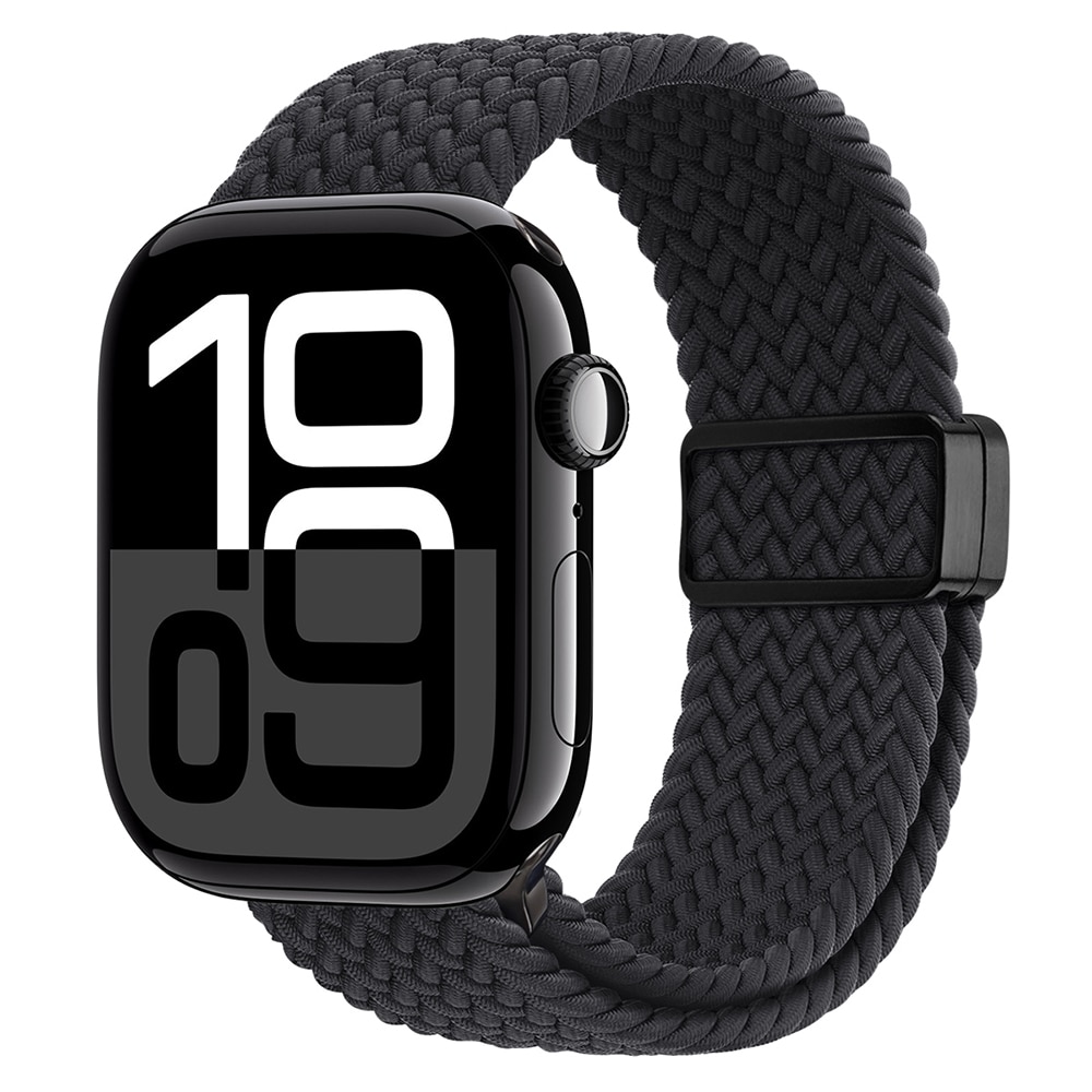 Apple Watch Series 4-6 44mm Nylon Woven bandje Navy