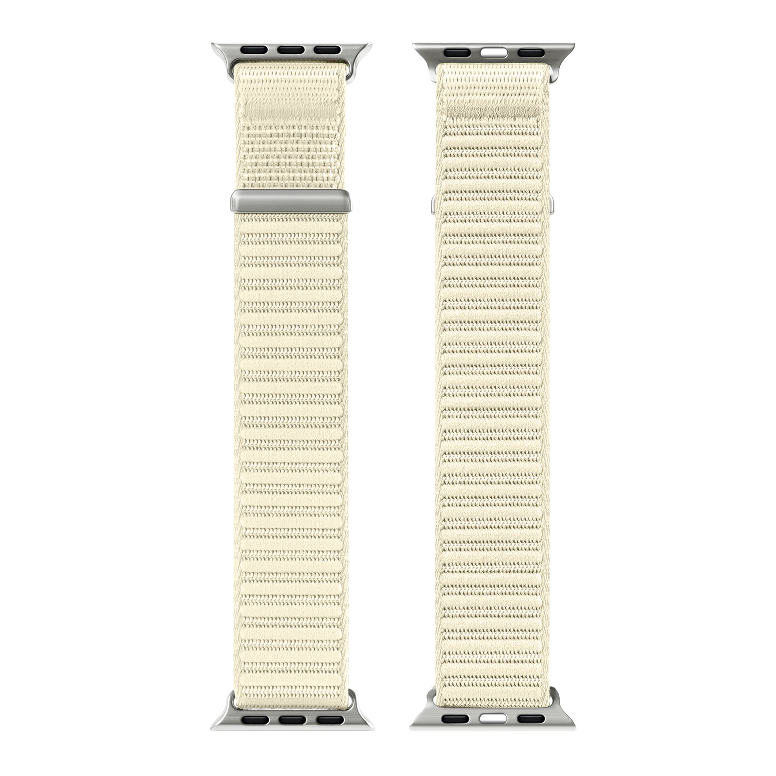 Apple Watch Series 7 41mm Nylon bandje Wit