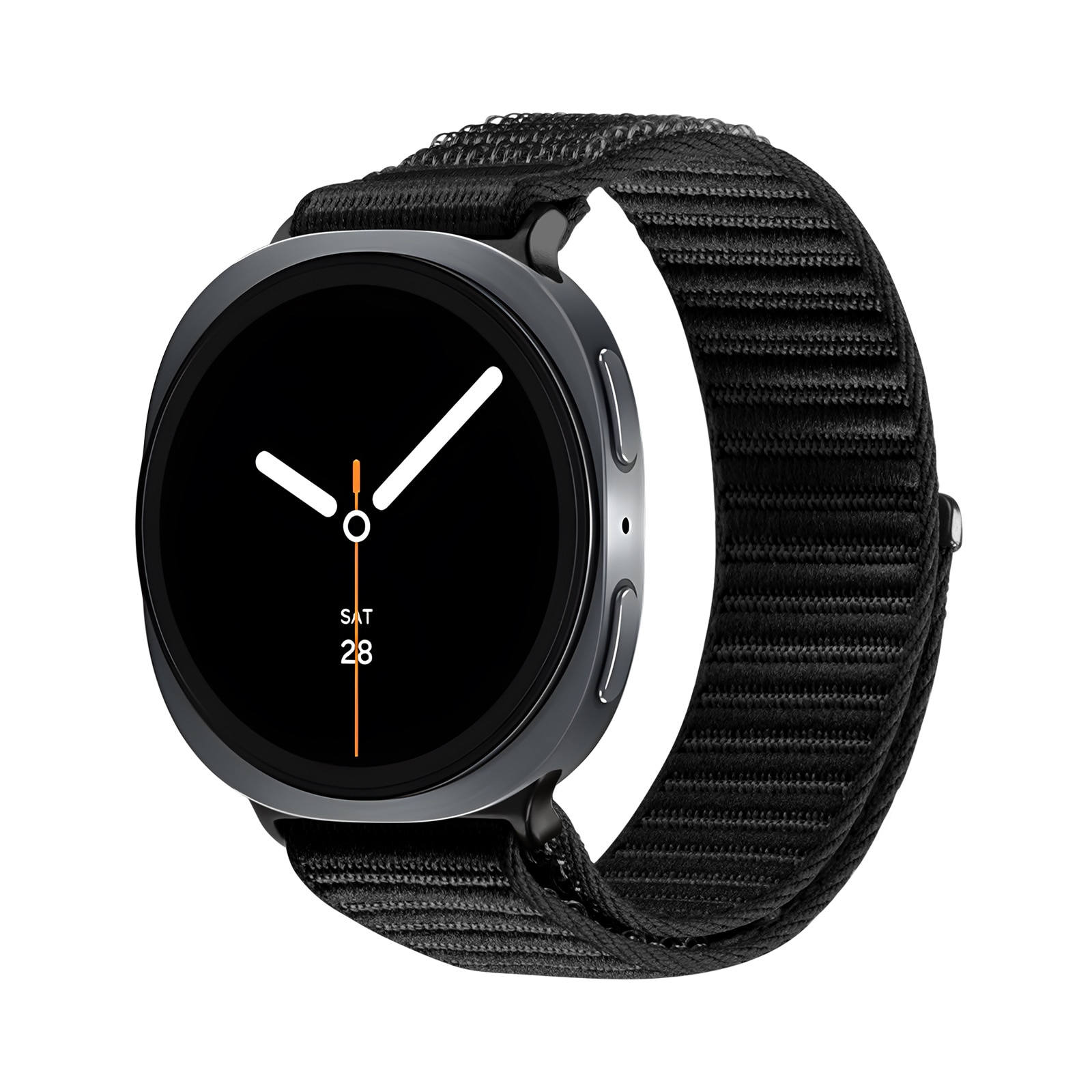 Samsung Galaxy Watch 8 44mm Nylon bandje Zwart