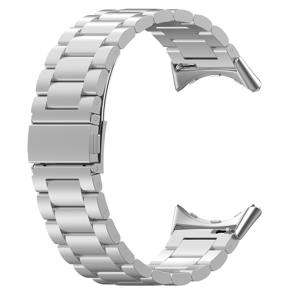 Google Pixel Watch 3 41mm Titanium Armband Zilver