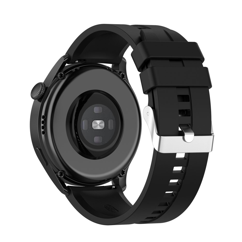 Huawei Watch 3/Watch 3 Pro Siliconen bandje Zwart