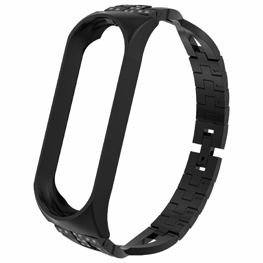 Xiaomi Mi Band 3/4 Crystal Bracelet Zwart