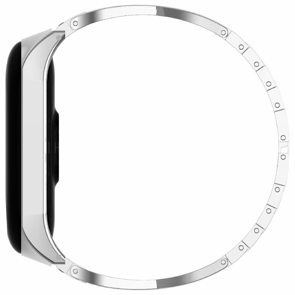 Xiaomi Mi Band 3/4 Crystal Bracelet Zilver