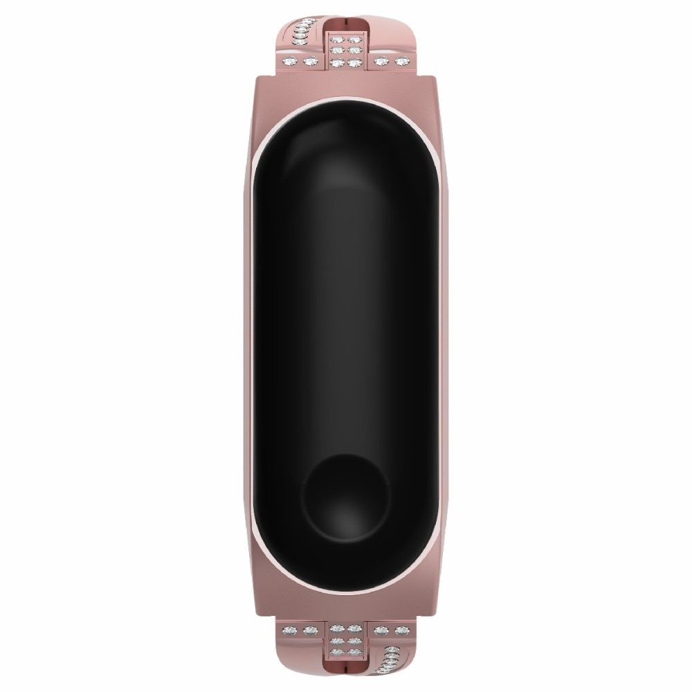 Xiaomi Mi Band 5/6 Crystal Bracelet roze goud