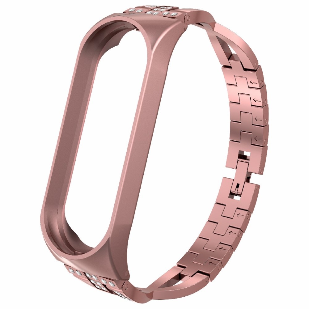 Xiaomi Mi Band 5/6 Crystal Bracelet roze goud