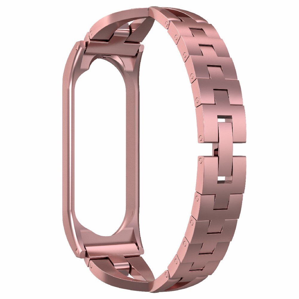 Xiaomi Mi Band 5/6 Crystal Bracelet roze goud