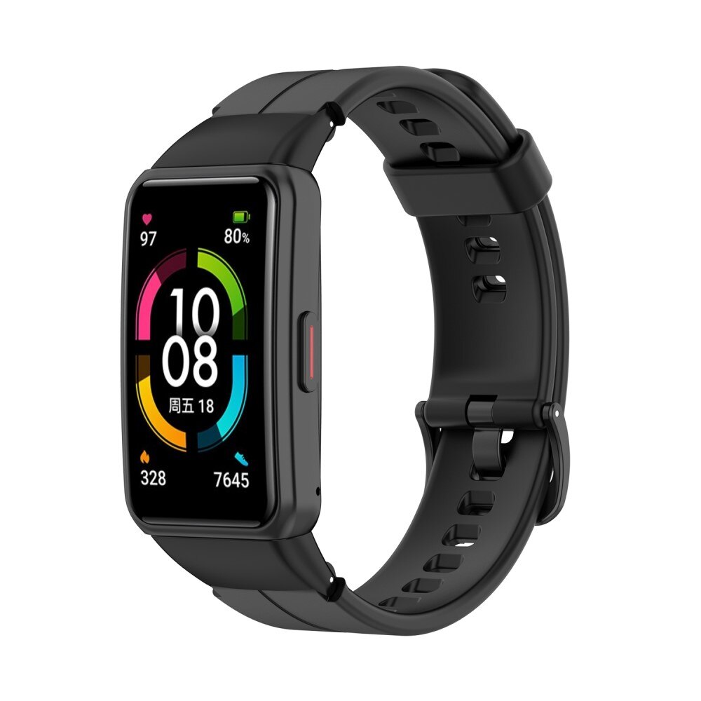 Huawei Band 6 Siliconen bandje Zwart