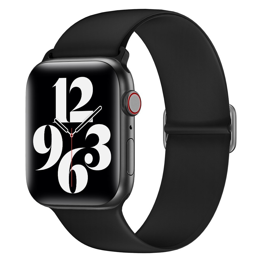 Apple Watch 40mm Elastisch silicoonbandje zwart