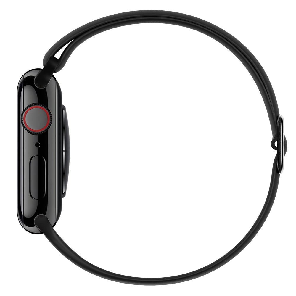 Apple Watch 41mm Series 8 Elastisch silicoonbandje Zwart