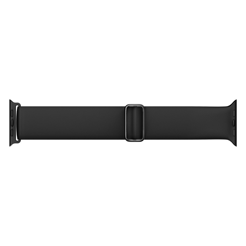 Apple Watch SE 40mm Elastisch silicoonbandje zwart