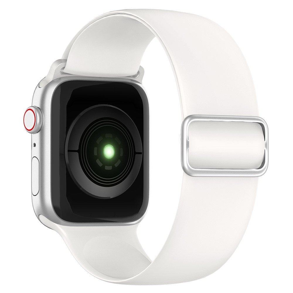 Apple Watch 41mm Series 7 Elastisch silicoonbandje wit