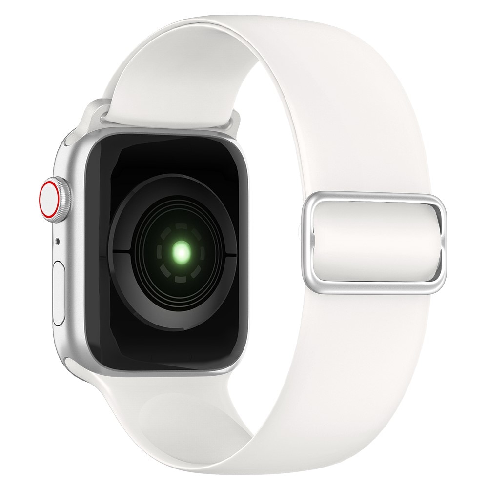 Apple Watch 42mm Elastisch silicoonbandje wit