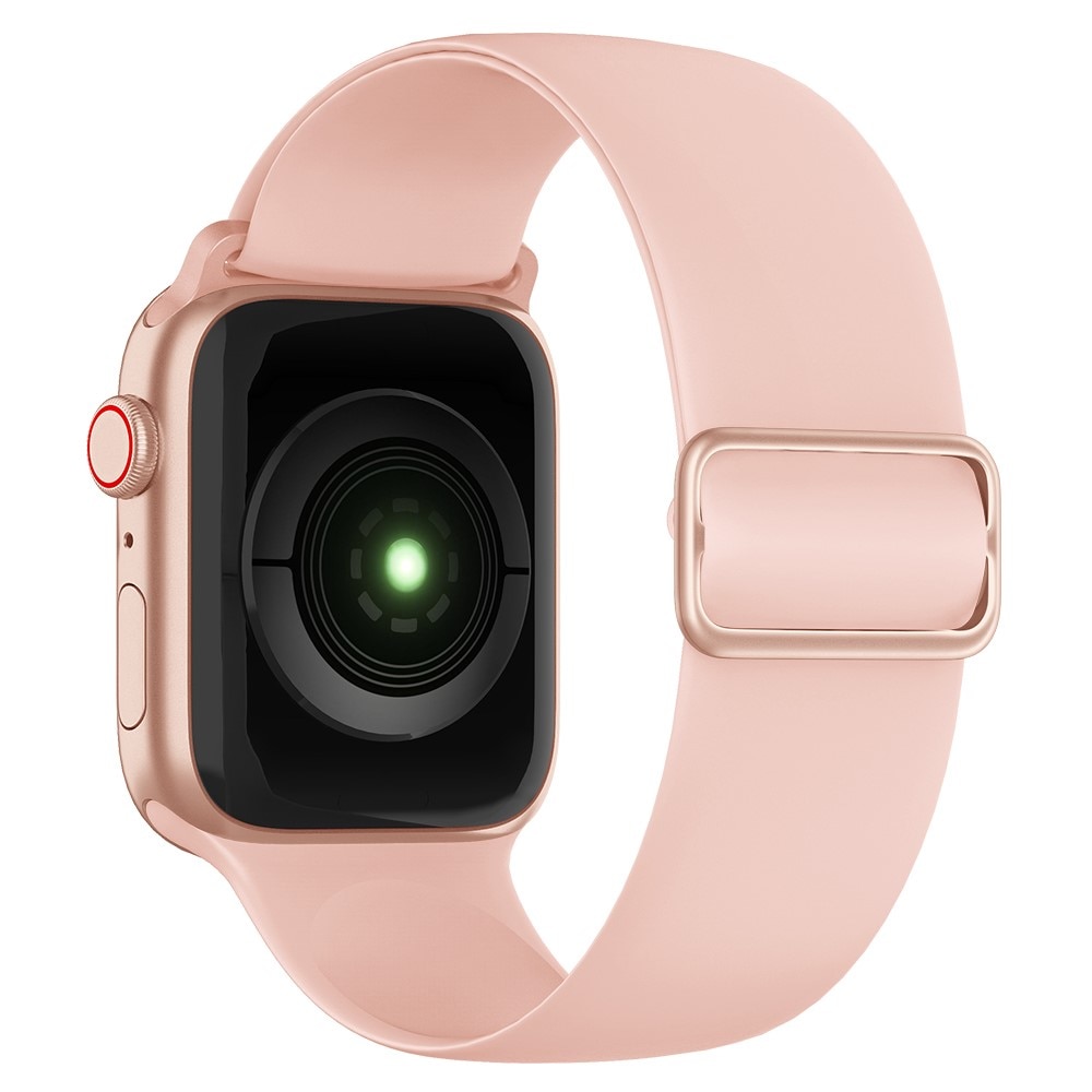 Apple Watch SE 40mm Elastisch silicoonbandje roze