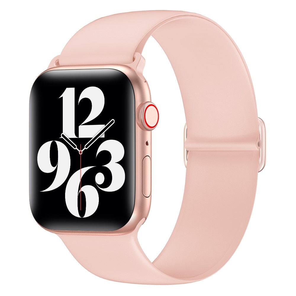 Apple Watch 38mm Elastisch silicoonbandje roze