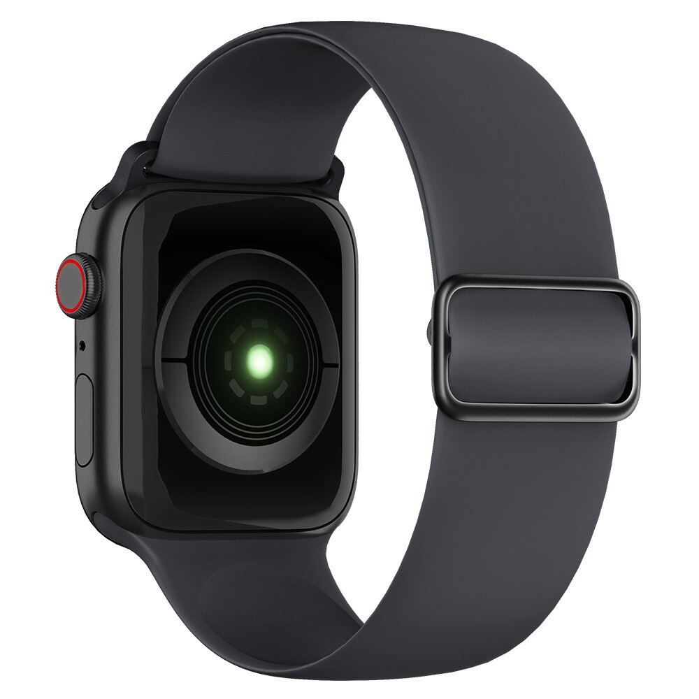 Apple Watch Ultra 49mm Elastisch silicoonbandje Grijs