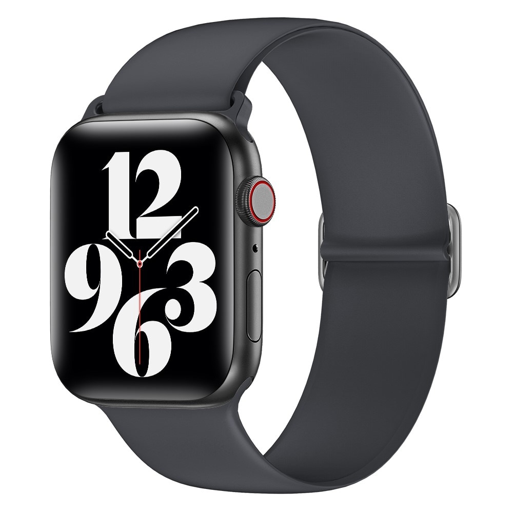 Apple Watch Ultra 49mm Elastisch silicoonbandje Grijs