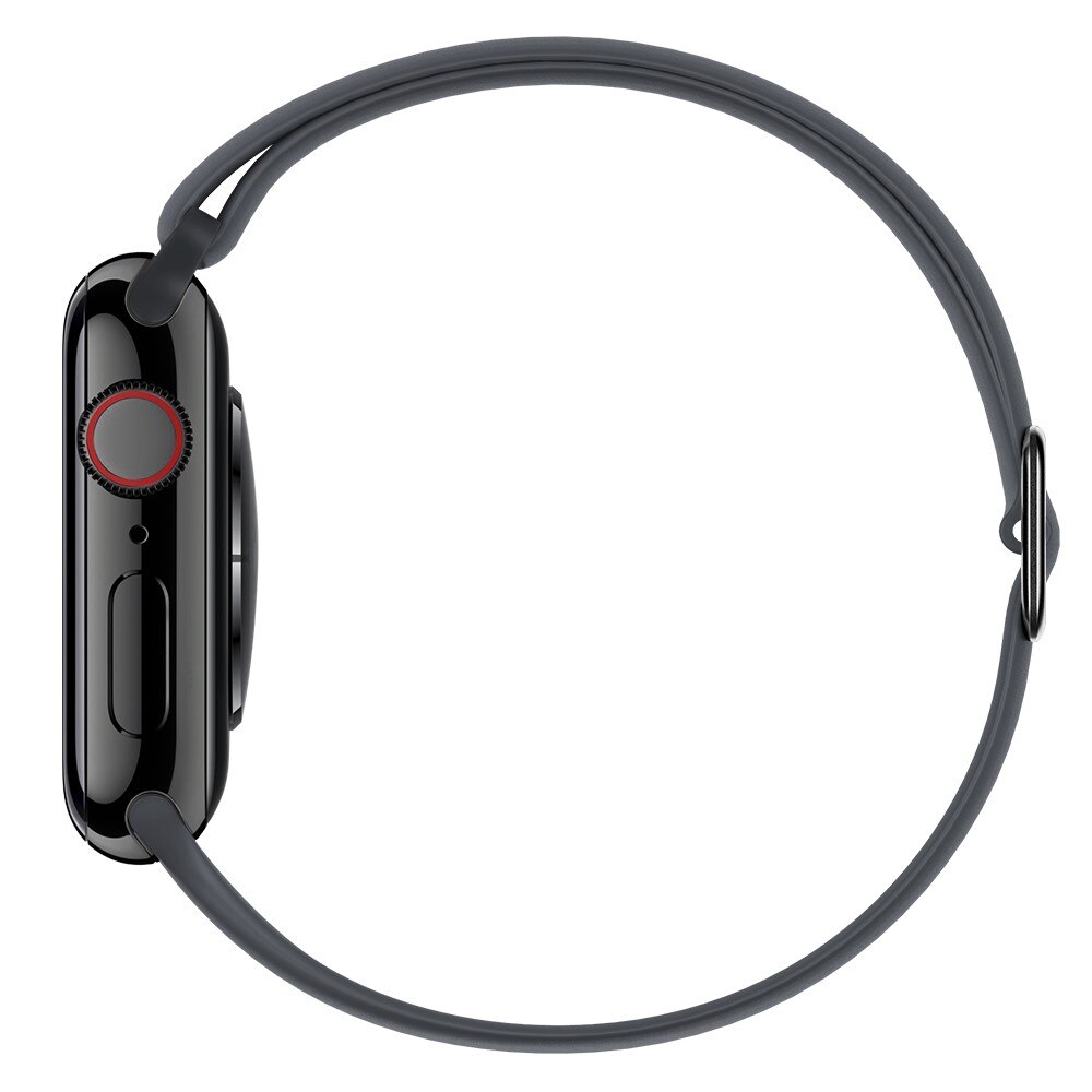 Apple Watch Ultra 49mm Elastisch silicoonbandje Grijs