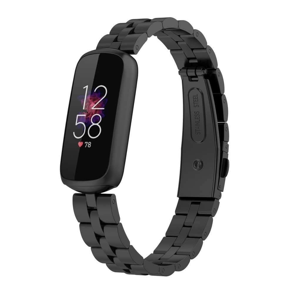 Fitbit Luxe Metalen Armband Zwart