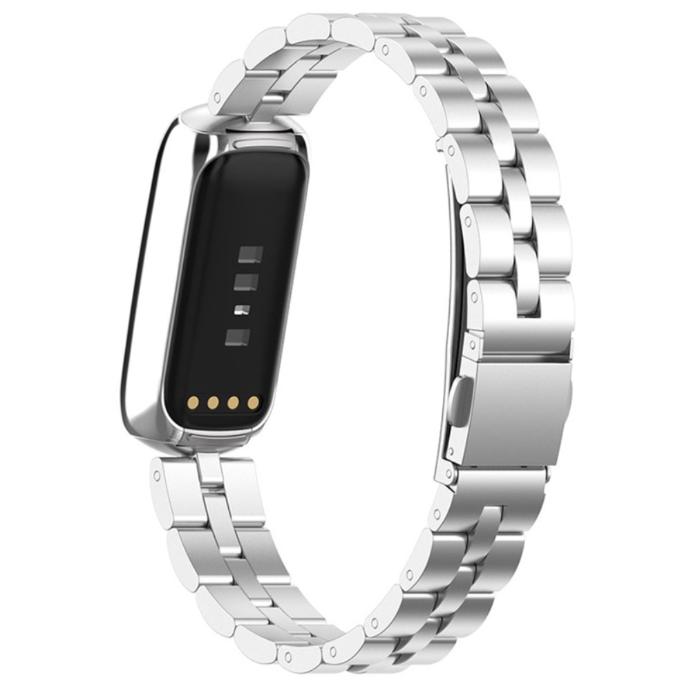 Fitbit Luxe Metalen Armband Zilver