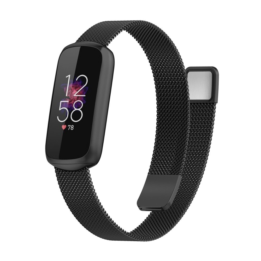 Fitbit Luxe Milanese bandje Zwart