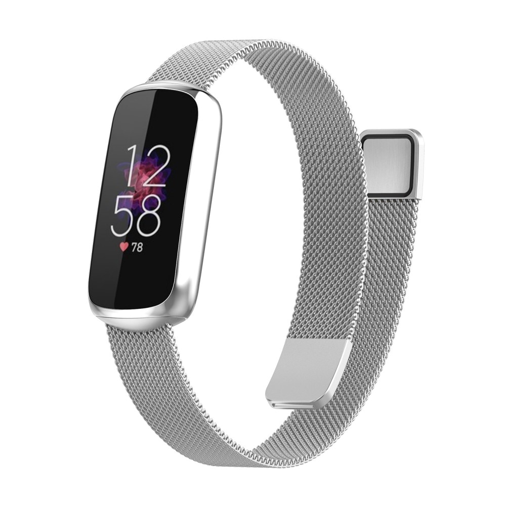 Fitbit Luxe Milanese bandje Zilver